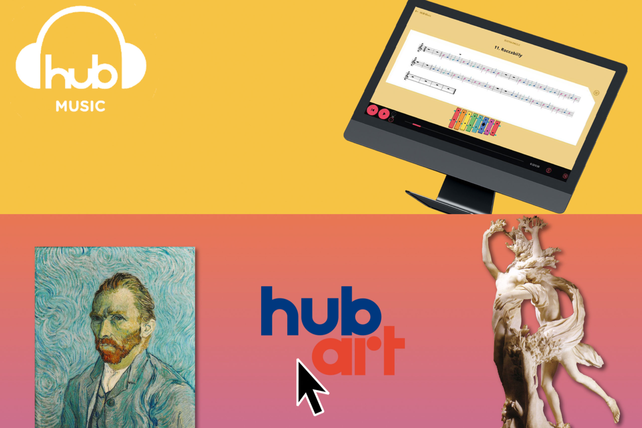 HUB Art e HUB Music: due piattaforme pensate per il docente